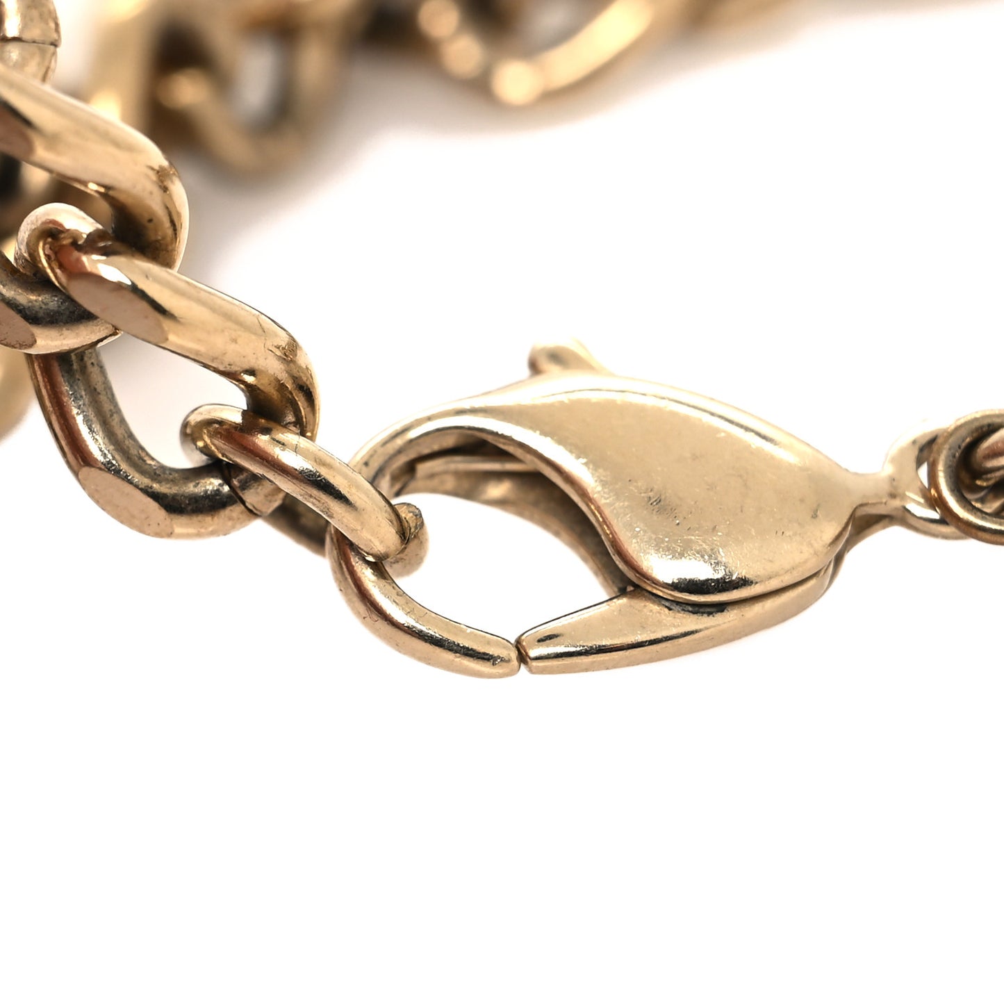 CC Logo Charms Bracelet Gold