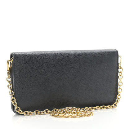 Prada Vitello Daino Mini Crossbody Bag Black 3 of 10