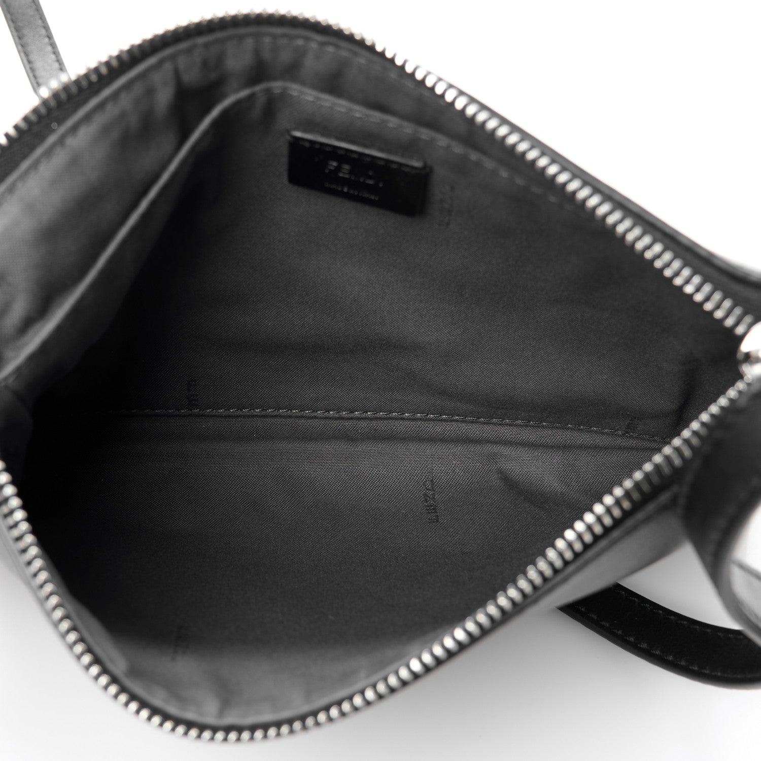 Fendi Vitello Mini Crossbody Pouch Black 5 of 11