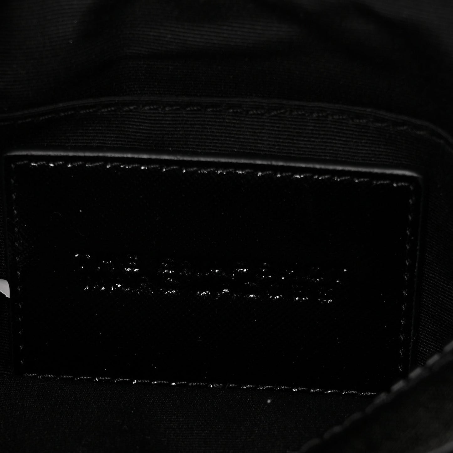 Saffiano Small Snapshot Camera Bag Black