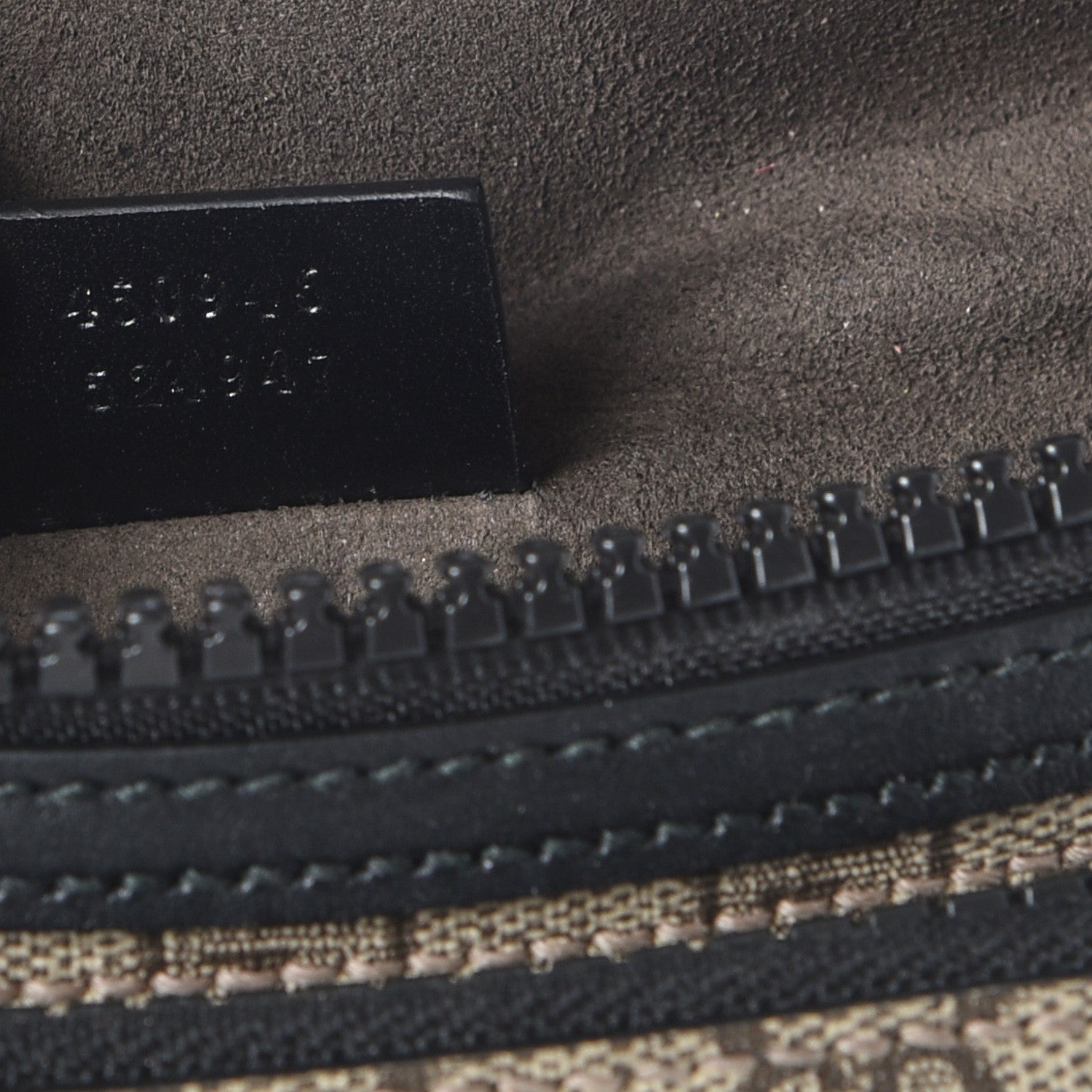 Gucci GG Supreme Monogram Belt Bag Black 7 of 13