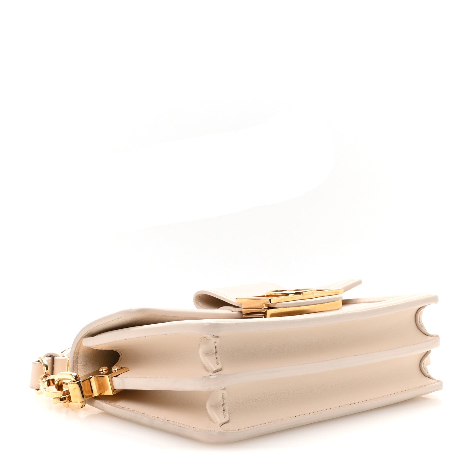 Louis Vuitton Grained Calfskin Dauphine East West Beige 4 of 10