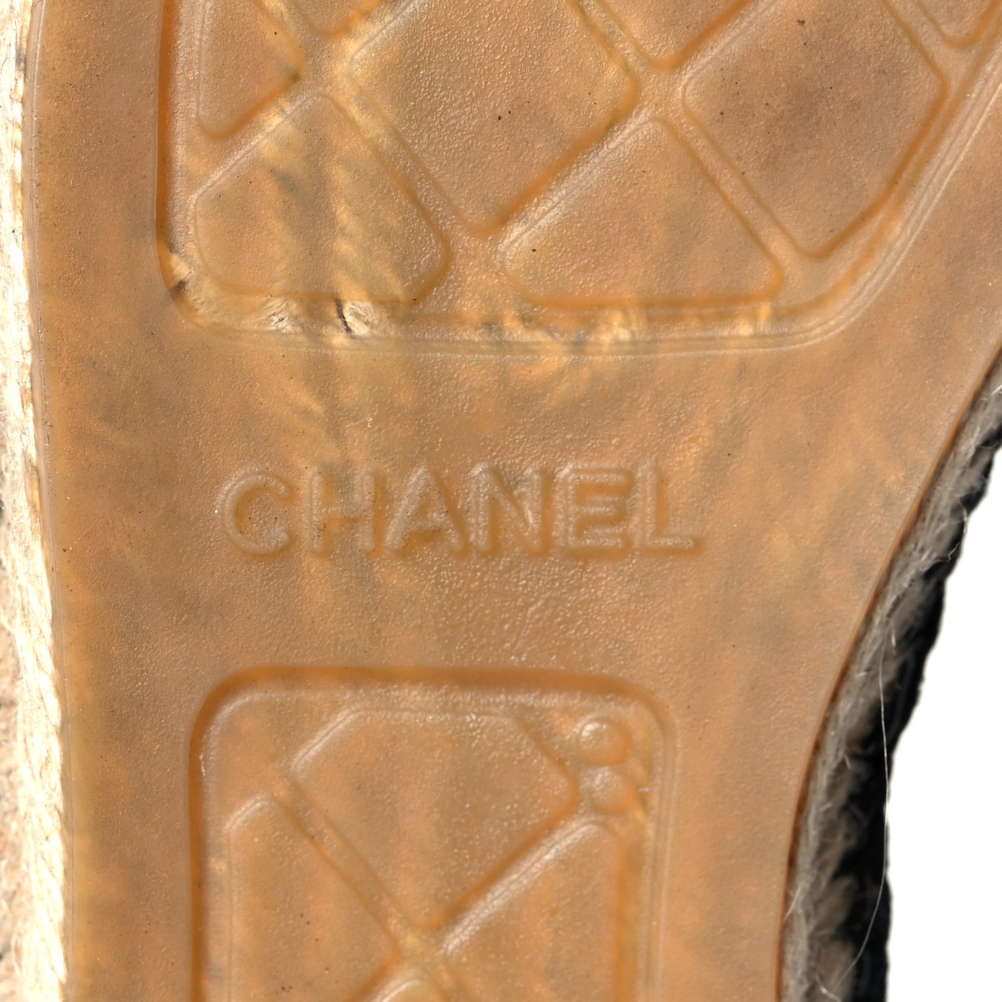 Lambskin Quilted CC Espadrilles 41 Black