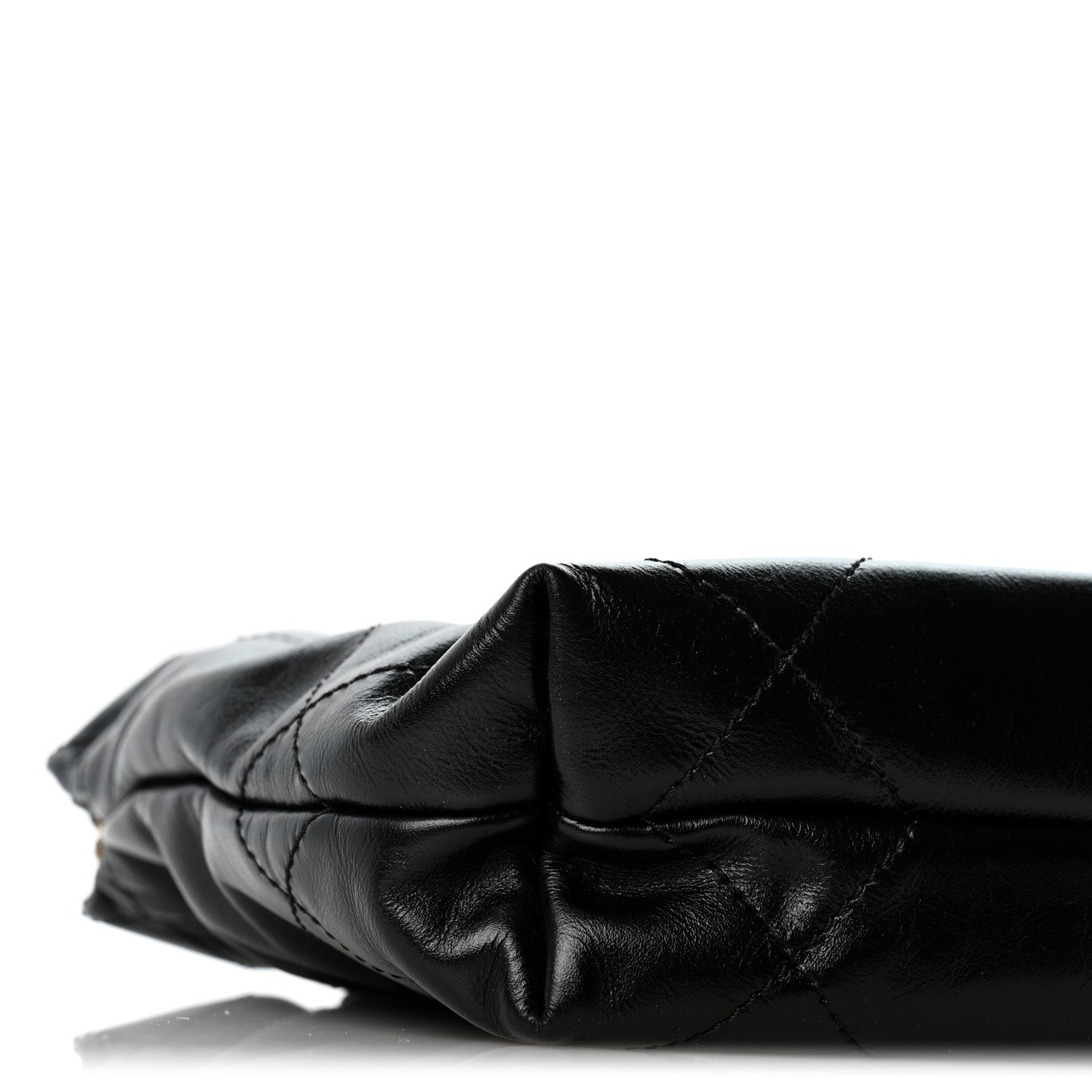 Chanel Shiny Calfskin Quilted Mini Chanel 22 Black 9 of 10