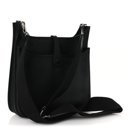 Hermes Taurillon Clemence Evelyne III PM Black 3 of 11