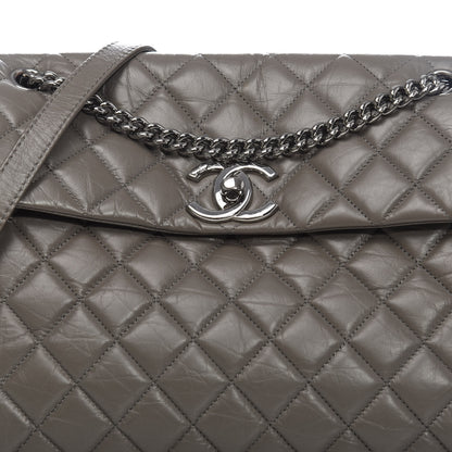 Chanel Aged Calfskin Medium Lady Pearly Flap Grey 10 of 10