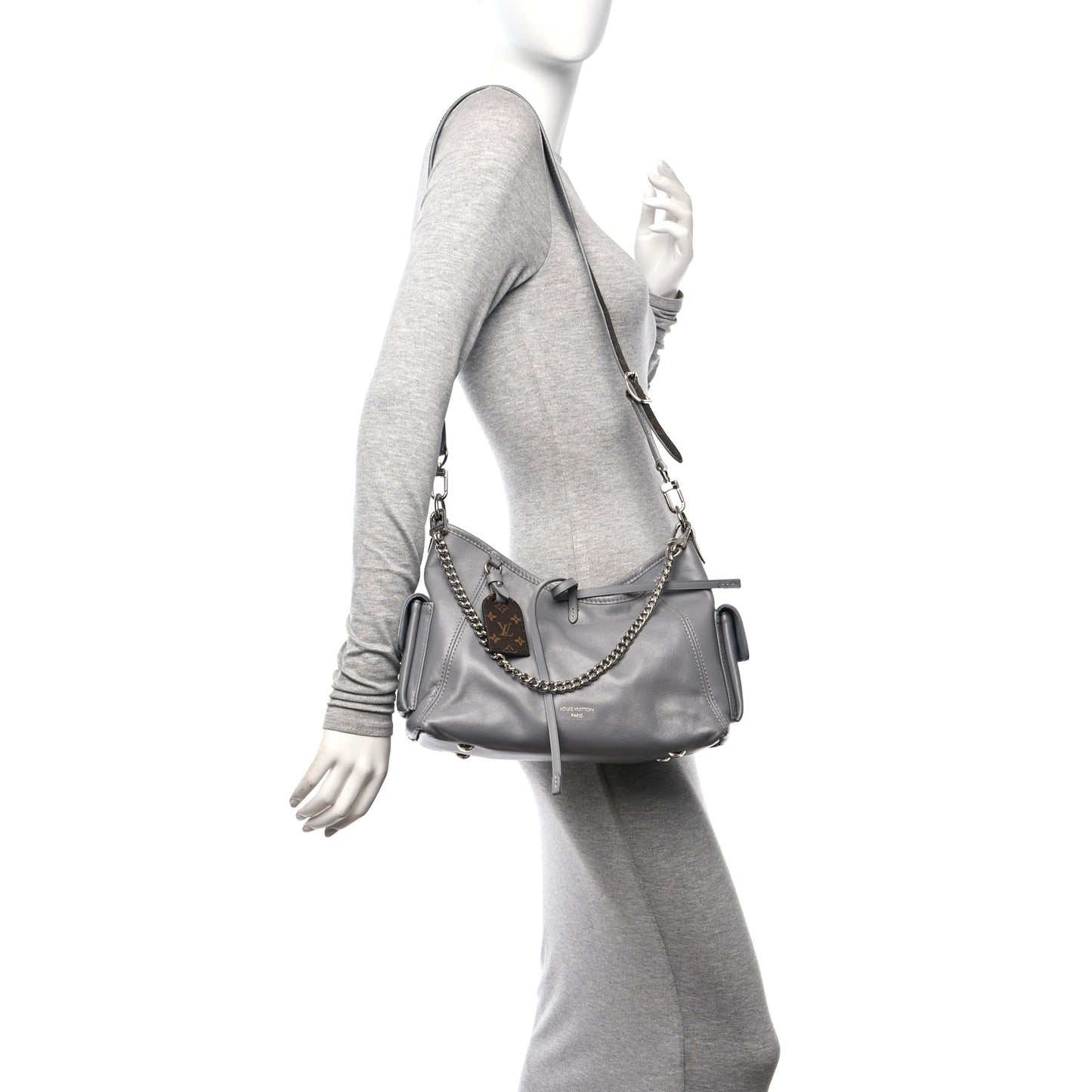 Lambskin CarryAll Cargo Vibe PM Trianon Gray
