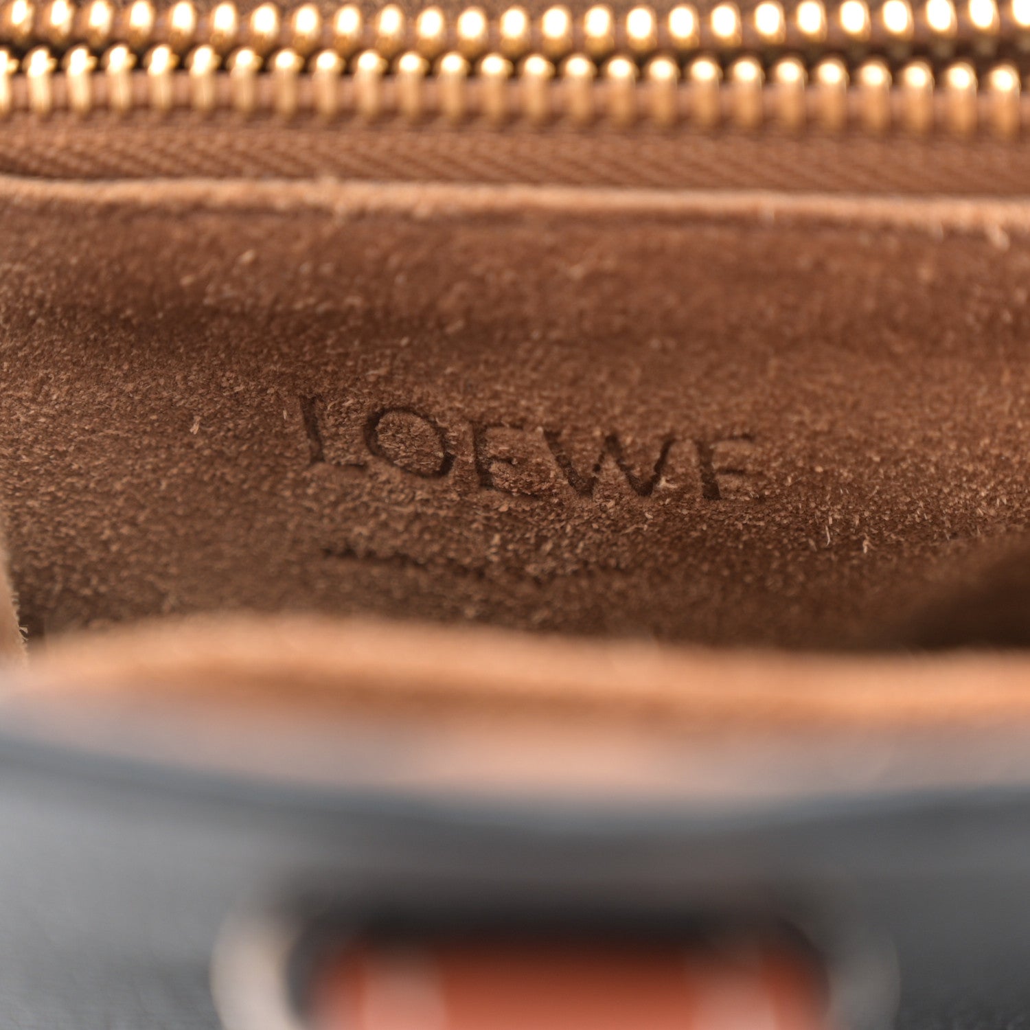 Loewe Calfskin Small Gate Tote Pecan Black 6 of 10