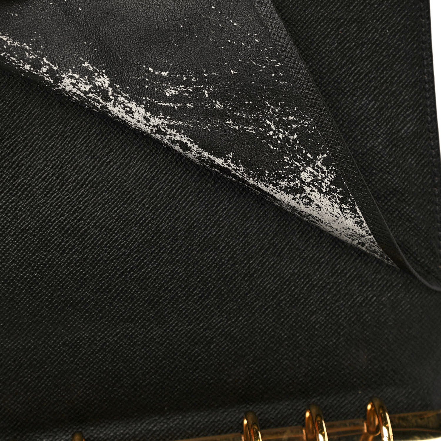 Louis Vuitton Epi Medium Ring Agenda Cover Black 10 of 11