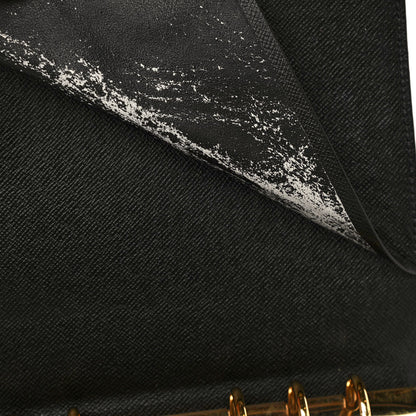Louis Vuitton Epi Medium Ring Agenda Cover Black 10 of 11