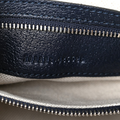 Gucci GG Supreme Monogram Textured Calfskin Web Large Attache Shoulder Bag Beige Blue 6 of 11
