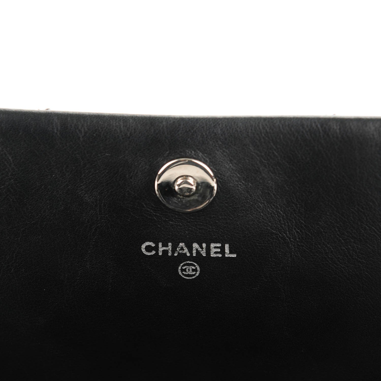 Chanel Patent Quilted Brilliant Wallet On Chain WOC Black 6 of 8