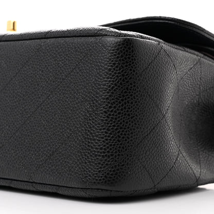 Chanel Caviar Quilted Jumbo Double Flap Black 10 of 11