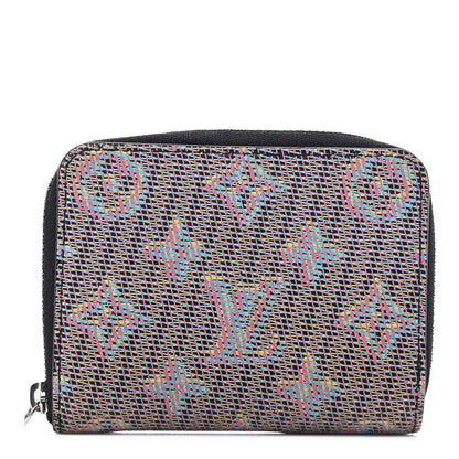 Louis Vuitton Calfskin Monogram LV Pop Zippy Coin Purse Blue 1 of 6