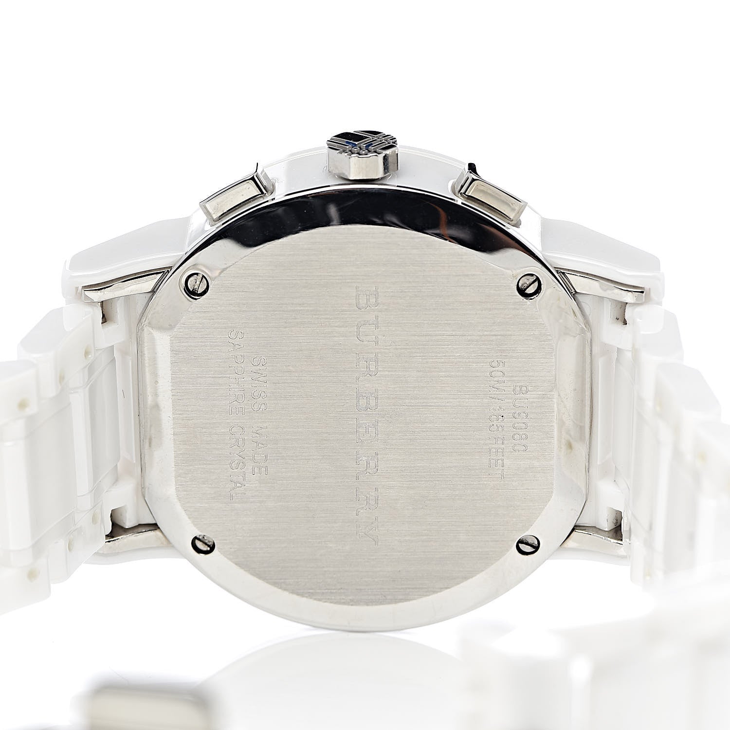 Burberry Stainless Steel Ceramic 38mm Chronograph Quartz Watch White BU9080 5 of 6