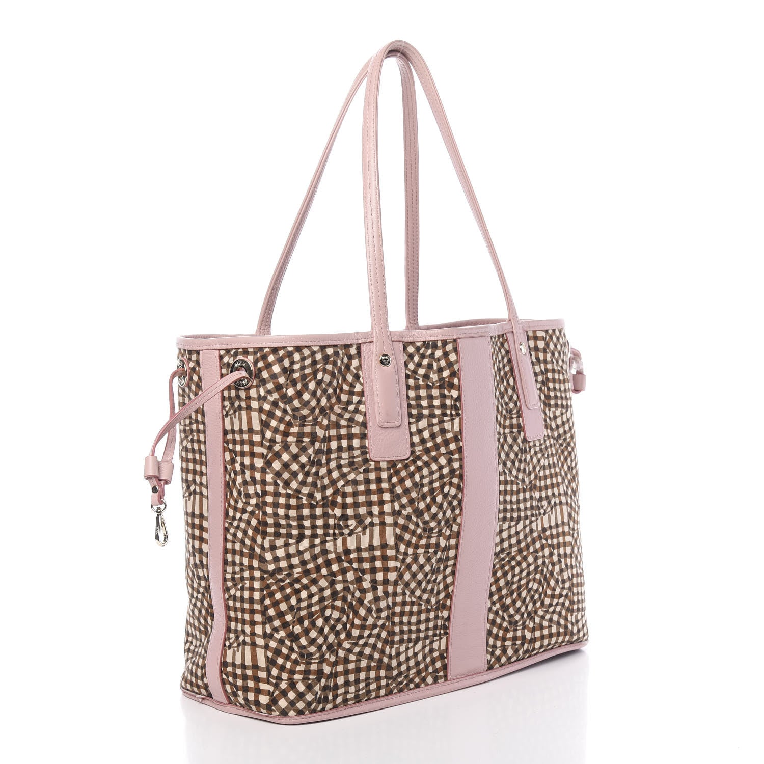 MCM Visetos Medium Liz Reversible Shopper Tote Soft Pink 5 of 25