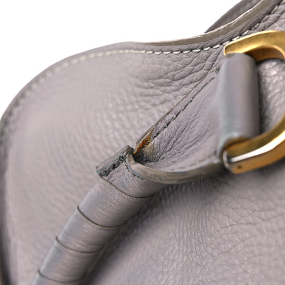Chloe Calfskin Small Marcie Satchel Cashmere Grey 17 of 18