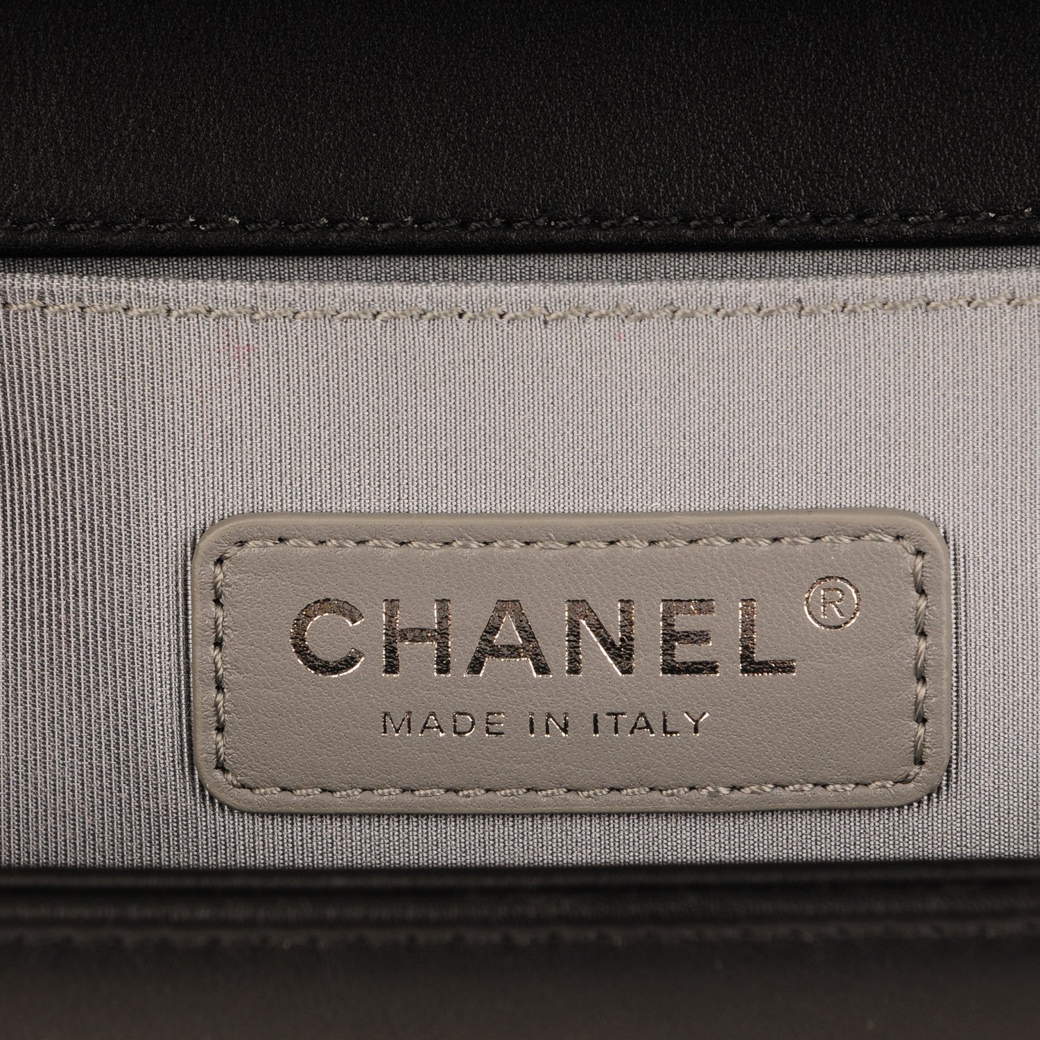 Chanel Calfskin Chevron Quilted Medium Boy Flap Black 6 of 8