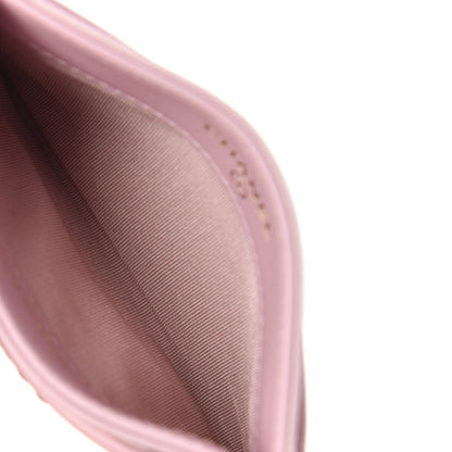 Chanel Lambskin Quilted Chanel 19 Card Holder Light Pink 5 of 13