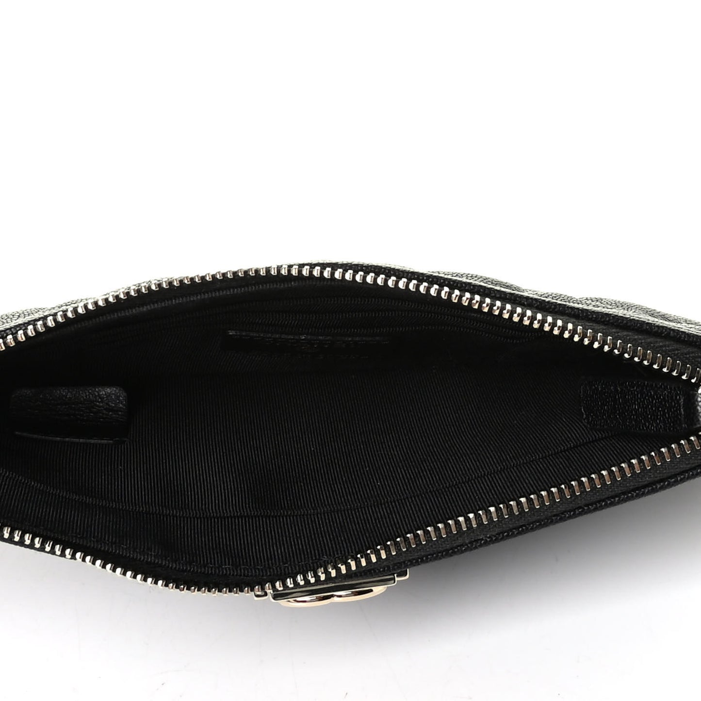 Caviar Quilted Small Boy Cosmetic Case Black