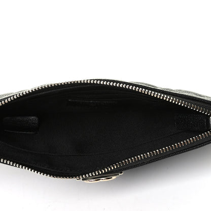 Chanel Caviar Quilted Small Boy Cosmetic Case Black 4 of 4