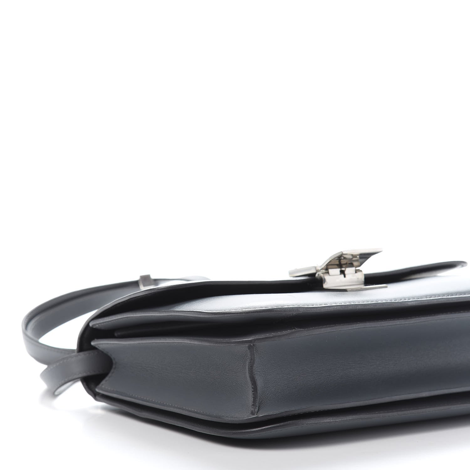 Celine Box Calfskin Medium Classic Box Flap Bag Grey 10 of 13