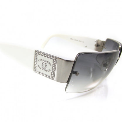 Chanel CC Rhinestone Logo Sunglasses 4 of 9
