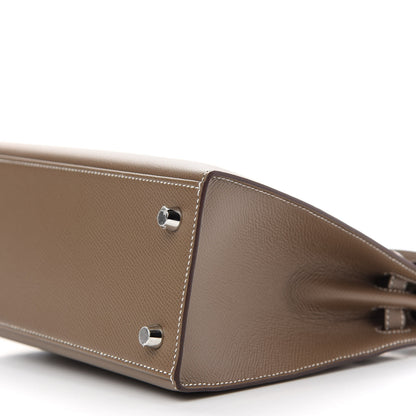 Hermes Epsom Kelly Sellier 25 Etoupe 10 of 11