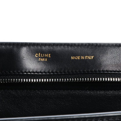 Celine Python and Calfskin Small Trapeze Emerald Natural 6 of 7