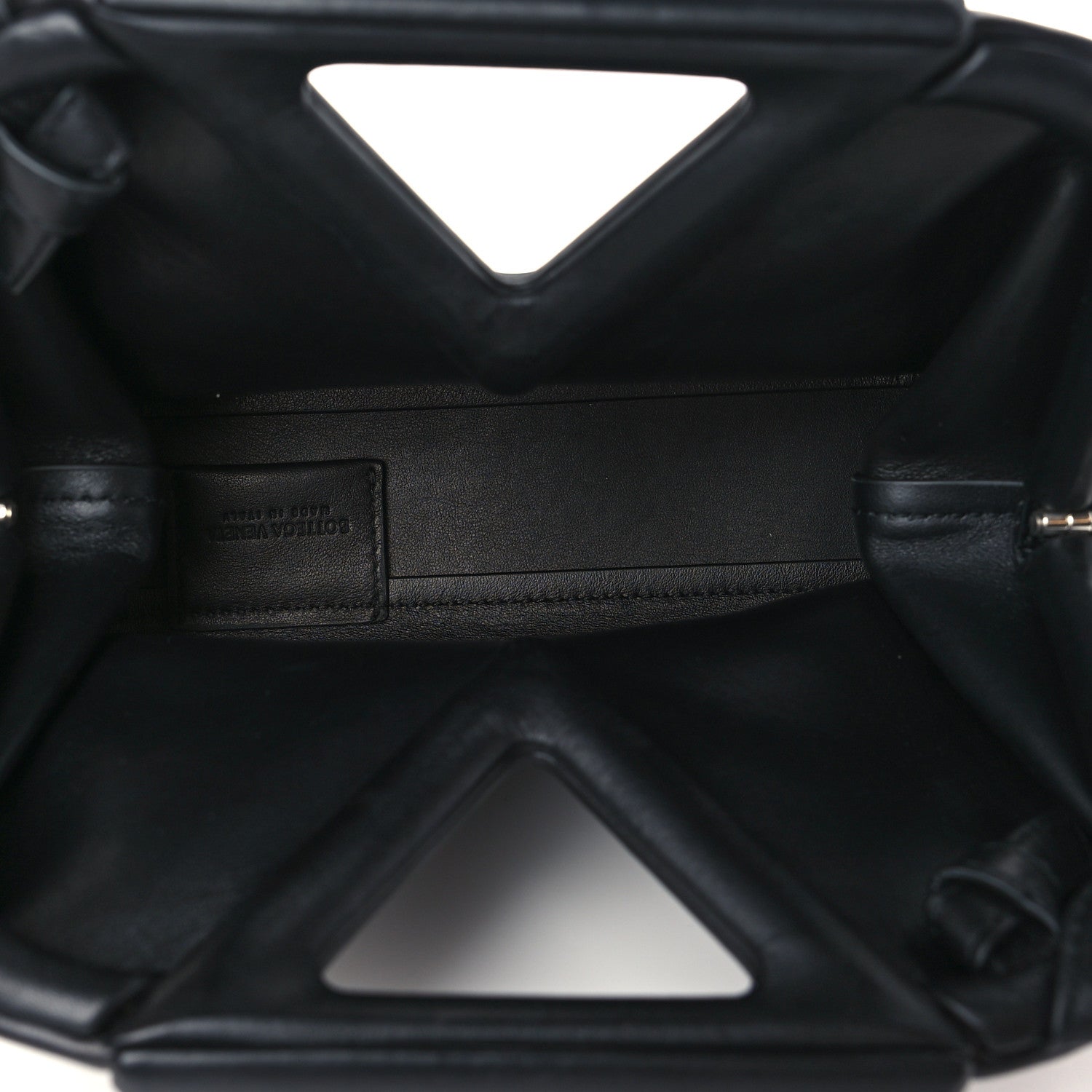 Bottega Veneta Calfskin Small The Point Triangle Bag Black 4 of 5