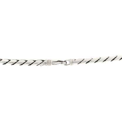 David Yurman Sterling Silver 18K Yellow Gold Papyrus Enhancer Pendant Necklace 4 of 4