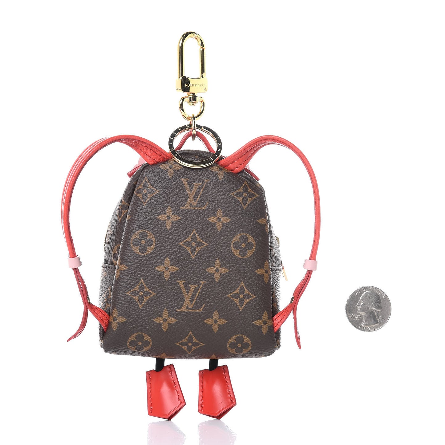 Monogram Wild Bag Palm Springs Bag Charm Key Holder