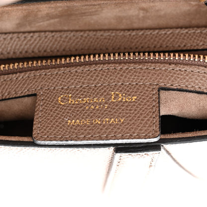 Christian Dior Grained Calfskin Saddle Bag With Strap Warm Taupe 6 of 9