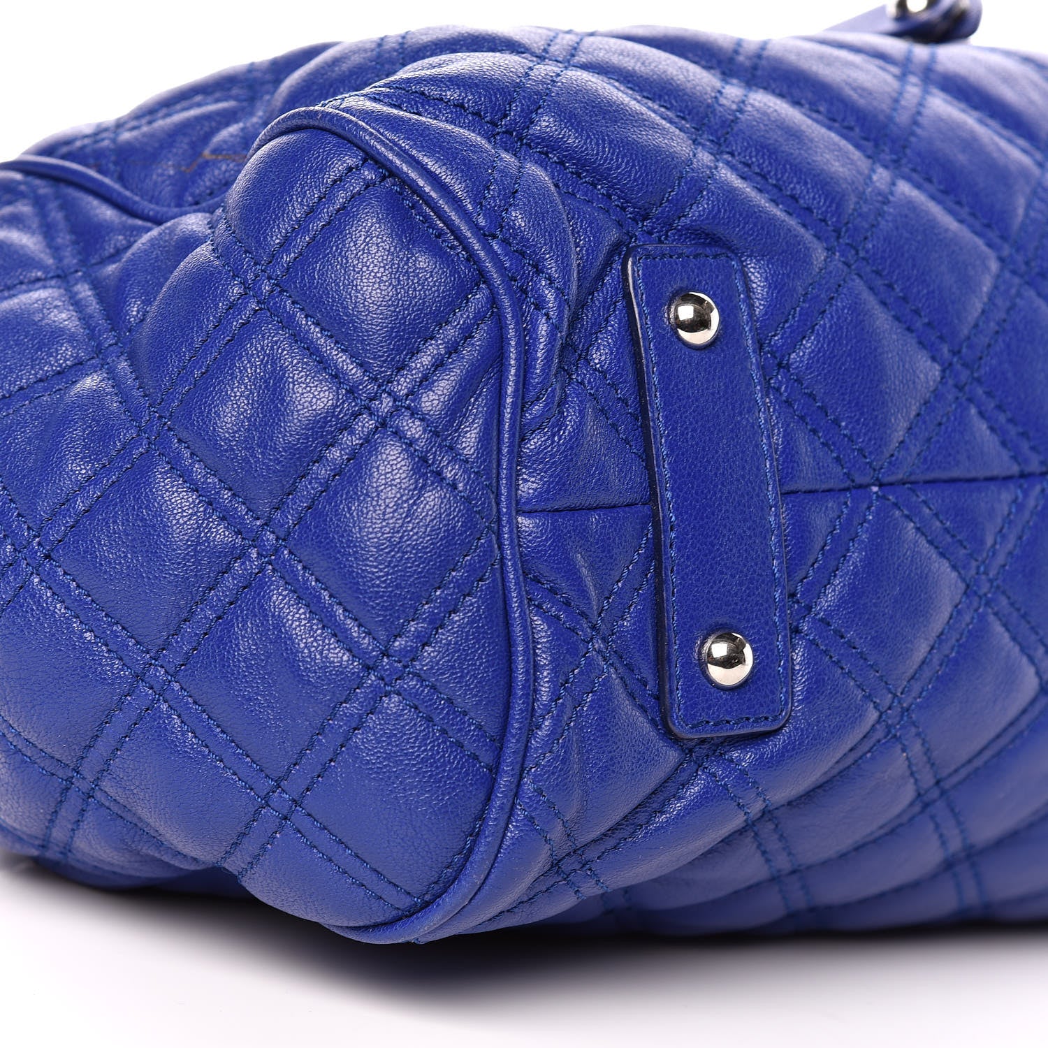Marc Jacobs Calfskin Quilted Stam Bright Blue 11 of 12