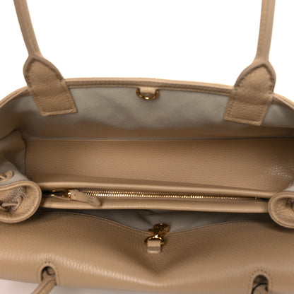 Chanel Grained Calfskin Stitched Urban Essentials Small Shopping Bag Beige 5 of 11