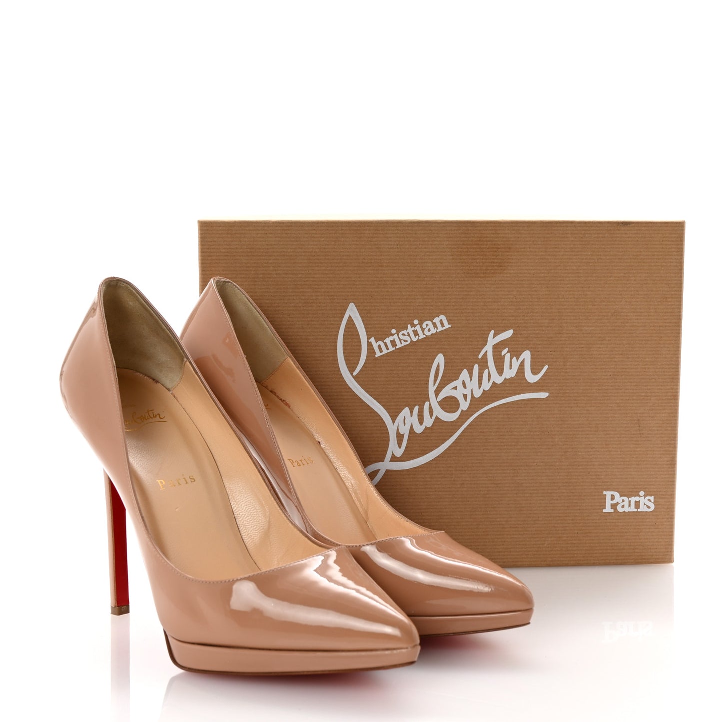 Patent Pigalle Plato 120 Pumps 40.5 Nude