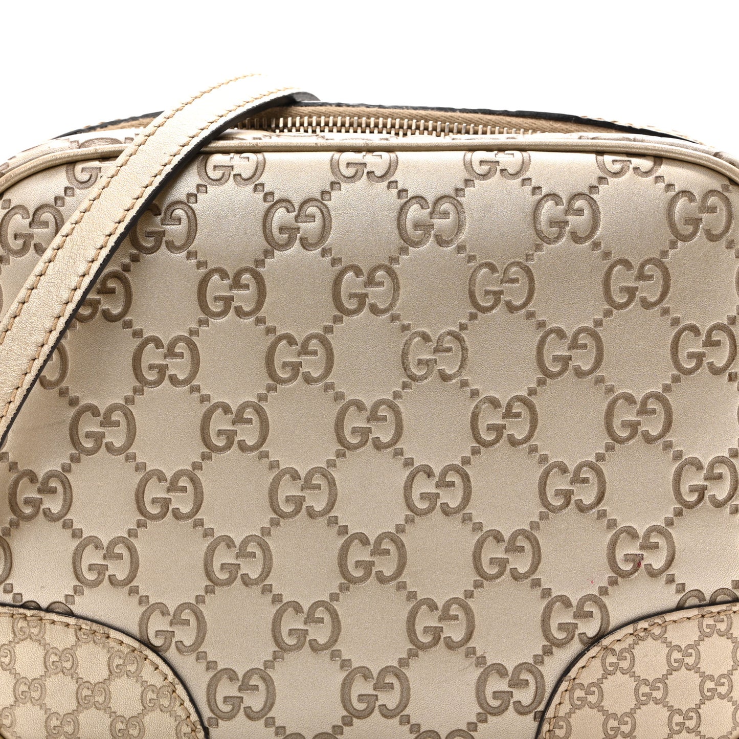 Guccissima Mini Bree Messenger Bag Gold
