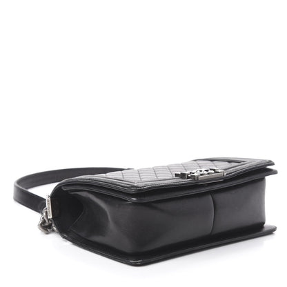 Chanel Lambskin Quilted Medium Boy Flap Black 3 of 9