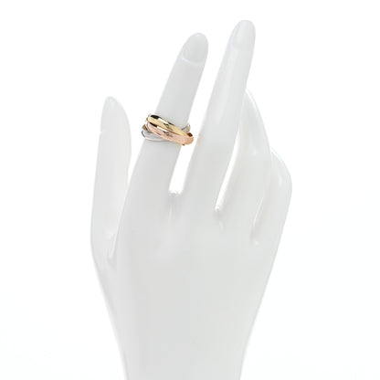 Cartier 18K Pink Yellow White Gold Classic Trinity Ring 53 6.25 2 of 4
