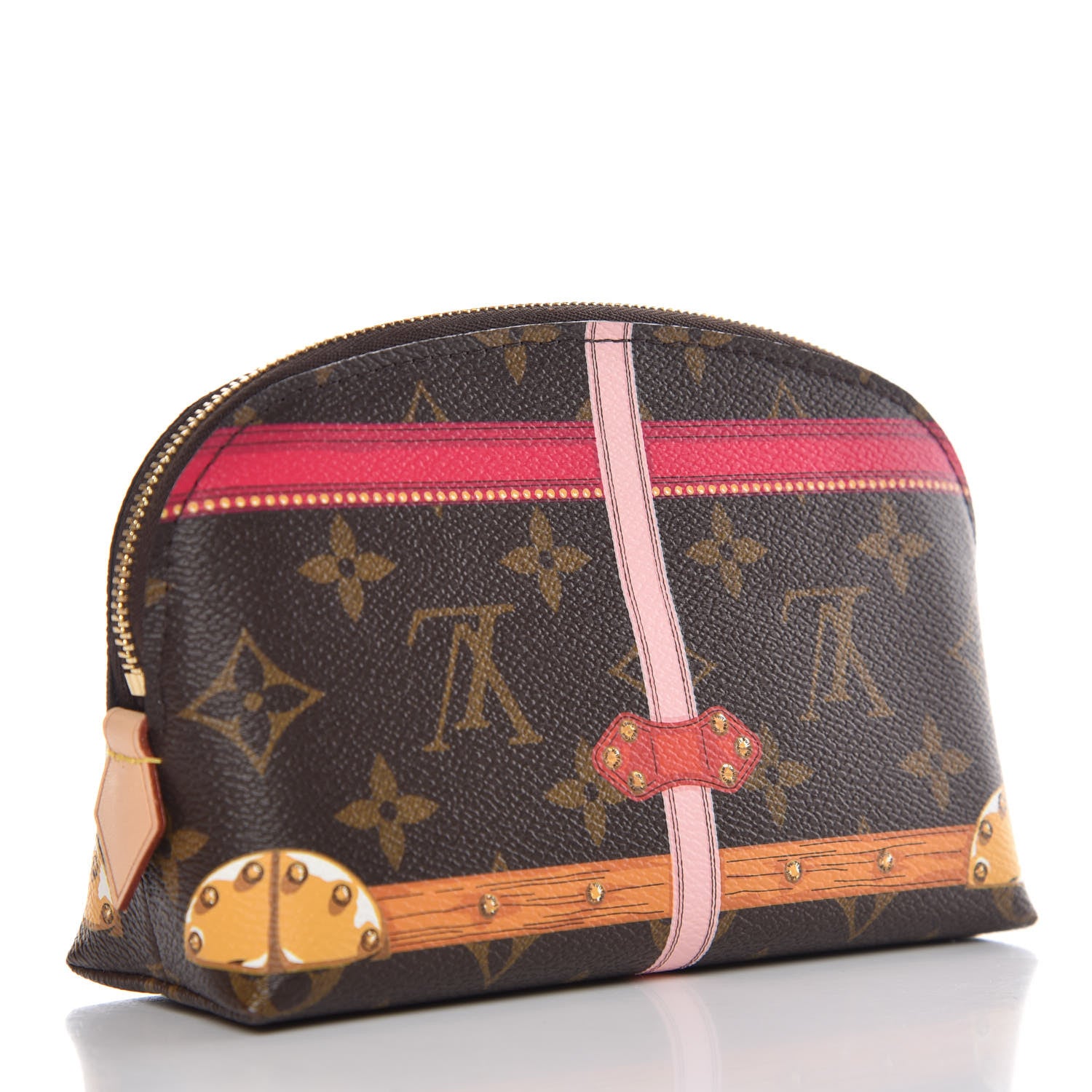 Louis Vuitton Monogram Summer Trunks Cosmetic Pouch PM 3 of 8