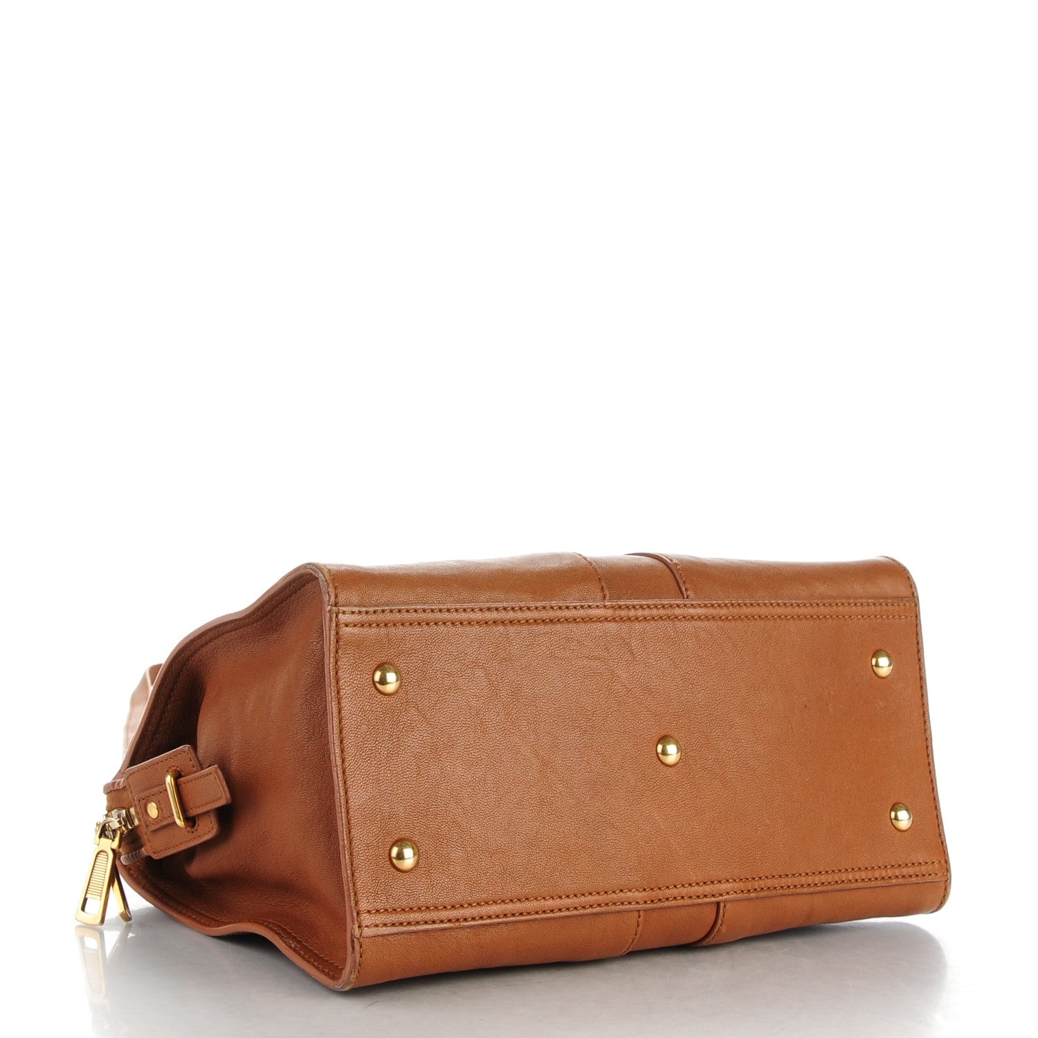 Saint Laurent Sheepskin Small Cabas ChYc Brown 4 of 10
