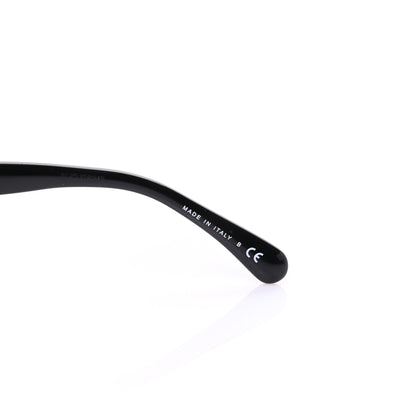 Chanel Acetate Strass Square Sunglasses 5422-B-A Black White 6 of 8