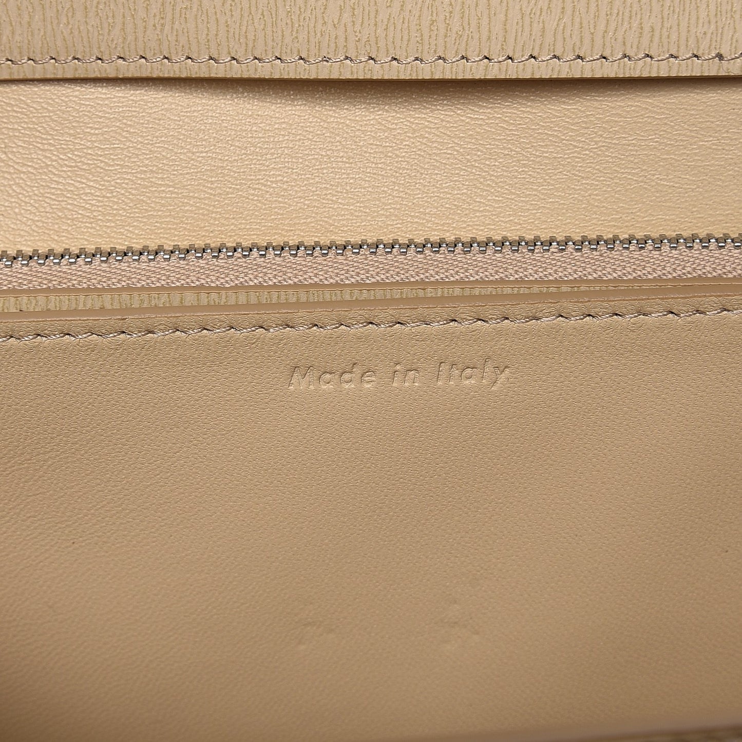 Liege Calfskin Medium Classic Box Flap Bag Cream