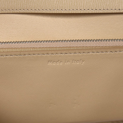 Celine Liege Calfskin Medium Classic Box Flap Bag Cream 6 of 8