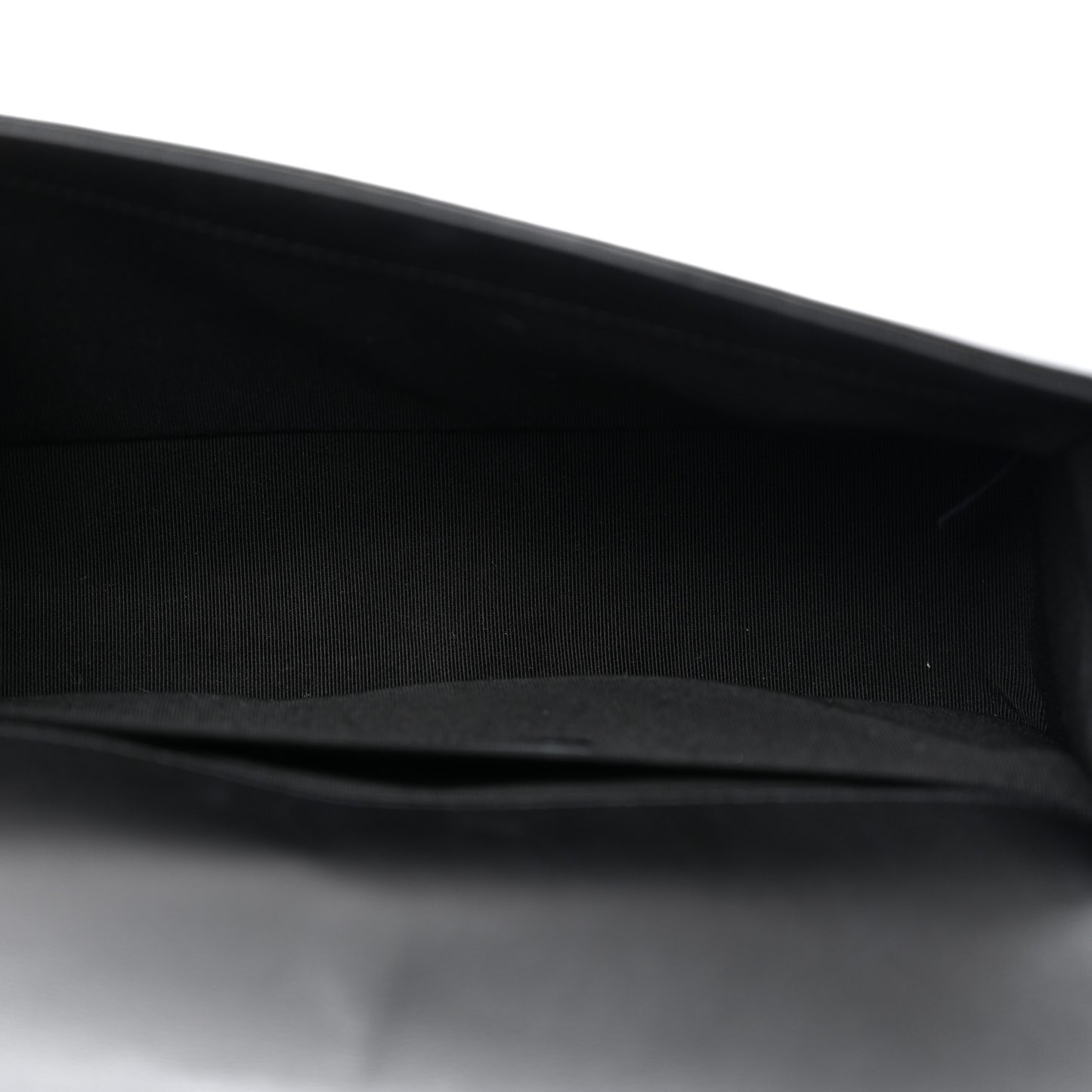 Calfskin Chevron Quilted Medium Boy Flap Black