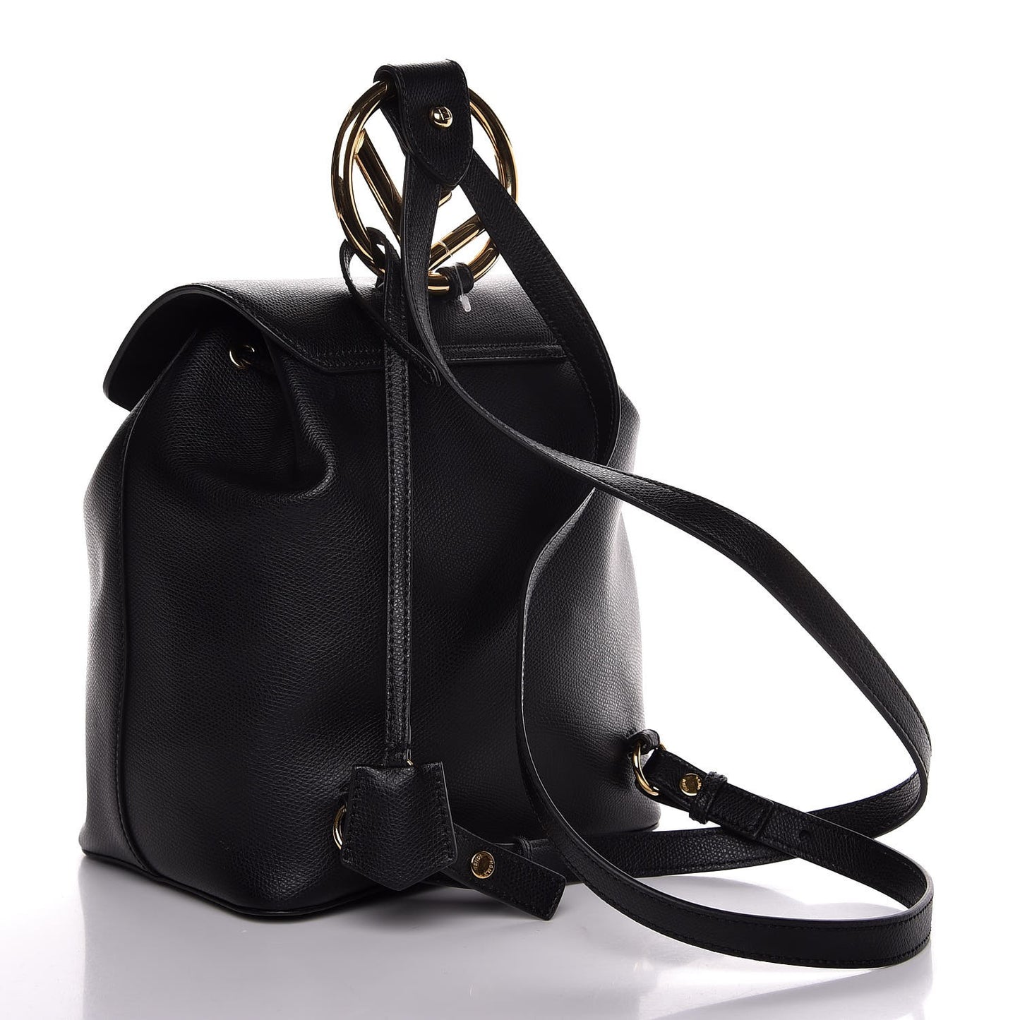 Vitello Cruise F is Fendi Drawstring Backpack Black