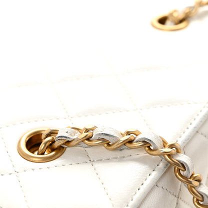 Chanel Goatskin Quilted Punk Essentials Vanity Case With Chain White 11 of 14
