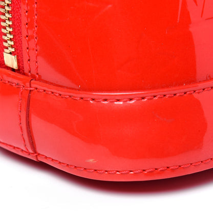 Louis Vuitton Vernis Alma BB Rouge Grenadine 16 of 21