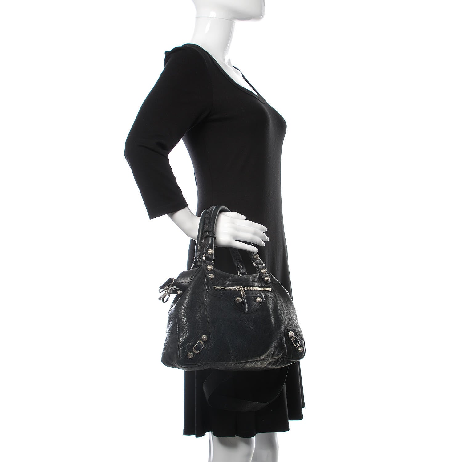 Balenciaga Agneau Giant 12 Silver Hardware Town Black 3 of 13