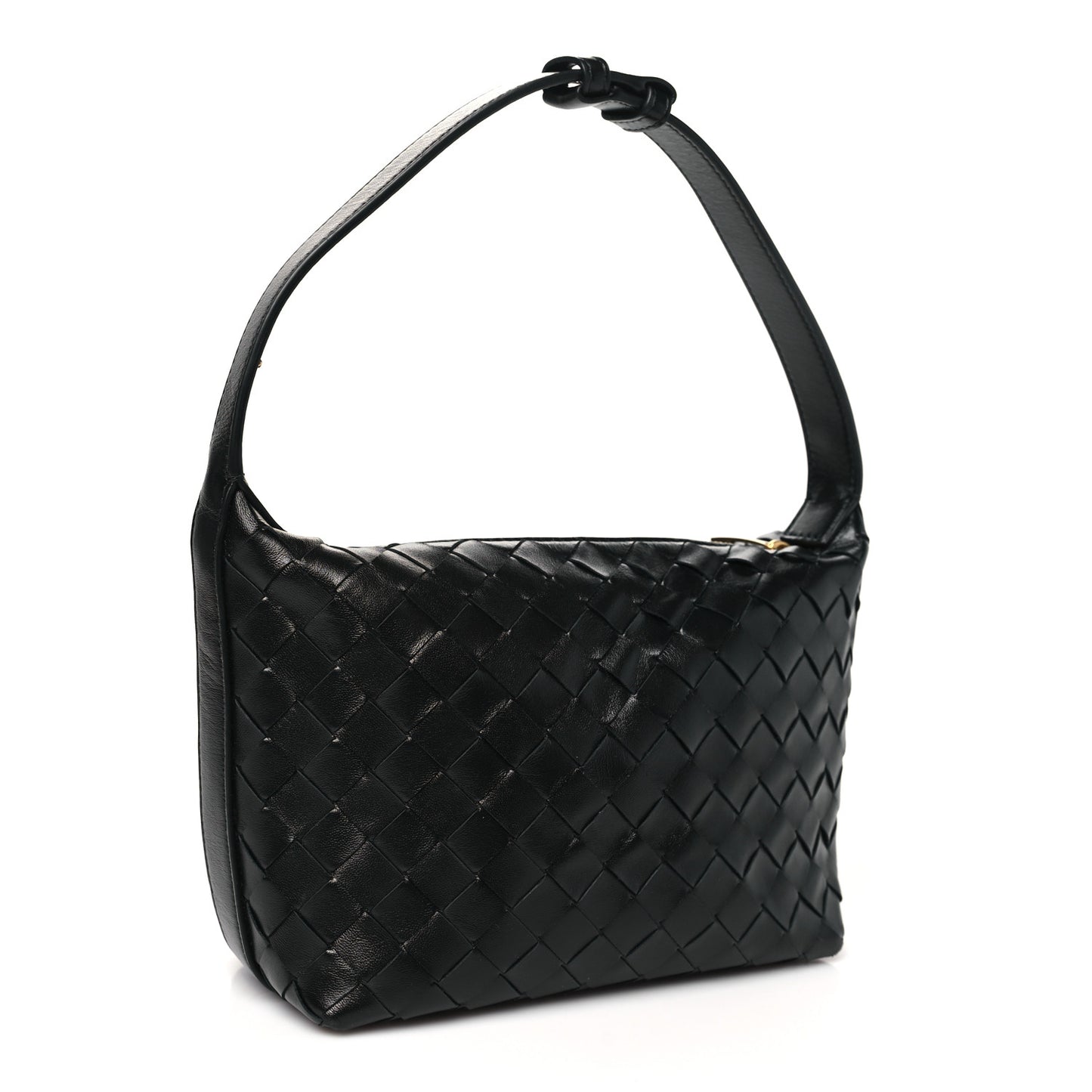 Calfskin Nappa Intrecciato Mini Wallace Black
